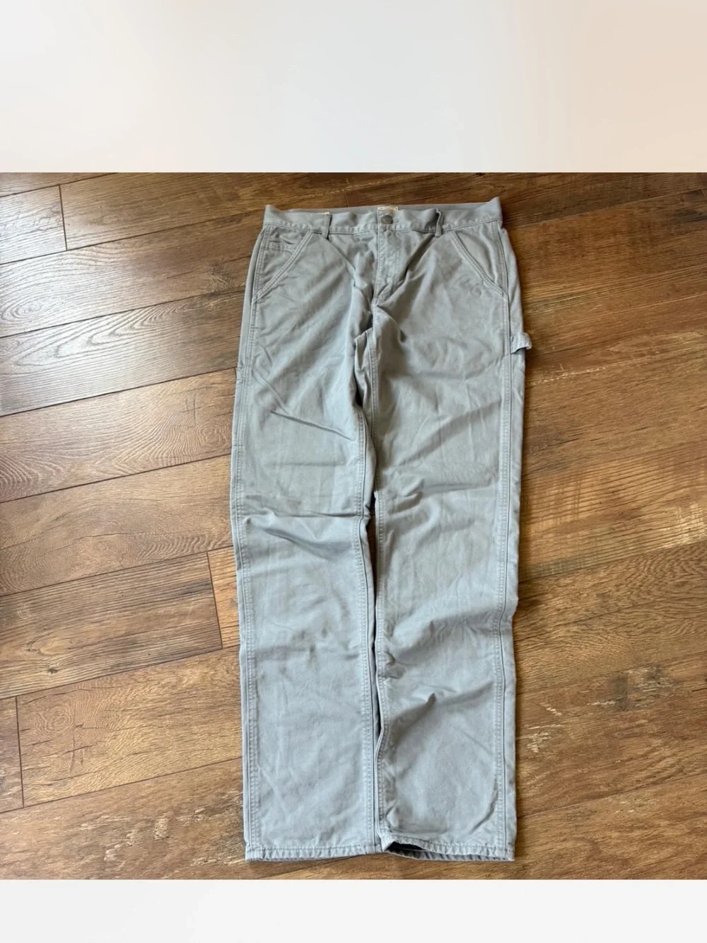 J. Crew Men's Cargo Pants in Light Gray